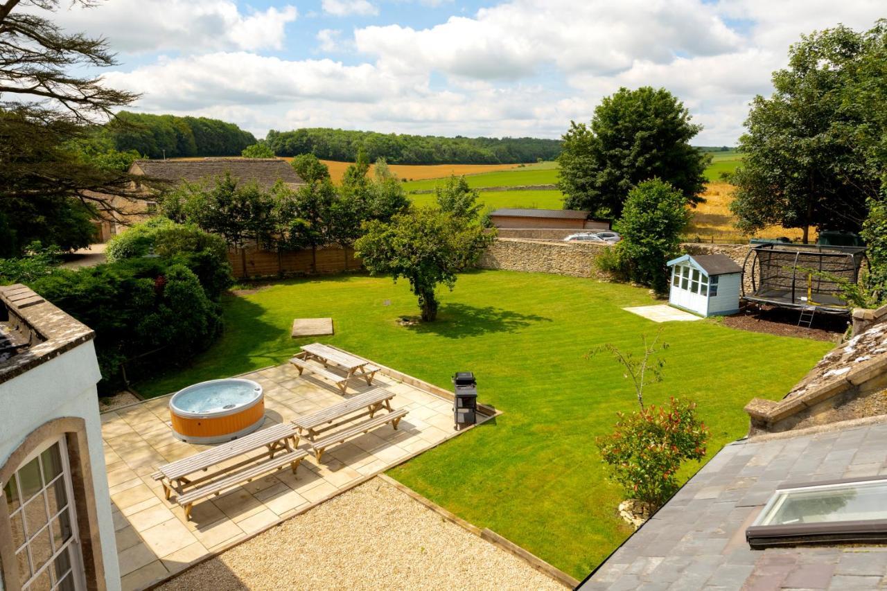 Cotswold Manor House - Country House Retreat With Hot Tub, Ideal For Large Groups Petty France Экстерьер фото